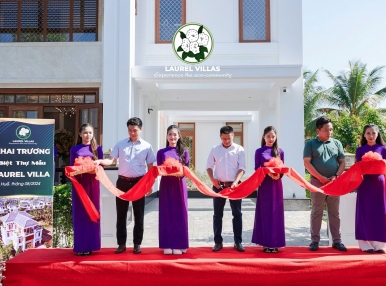 Lễ khánh thành Biệt thự mẫu Laurel Villas